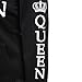 Fenghuo Women's Kangaroo Pocket Queen Hoodie Sweatershirt Black L
