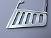 C7 Corvette Chrome Engraved Rear License Frame - CNC Machined Billet Premium