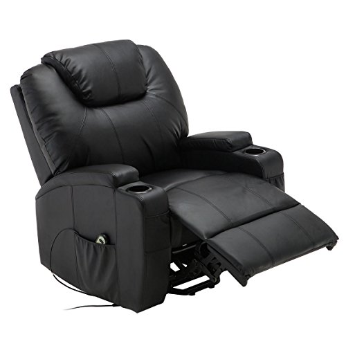 Electric Lift Power Recliner Chair Heated Massage Sofa Lounge With Remote Control