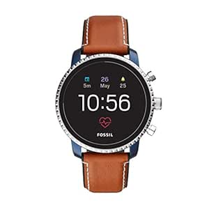 Fossil Smartwatch para Hombre con Correa en Cuero FTW4016