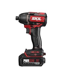 SKIL PWRCore 20 controlador de impacto hexagonal sin escobillas de 20 V 1 4", incluye batería de litio de 2 Ah y cargador PWRJump ID573902