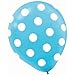 Seven YJ.36pcs theme Latex Balloons for Dr. Suess/Baby Shower/Birthday/Cat Hat Party Supplies Decorations(Red&White&light blue Polka Dot Balloons)