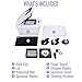 Fullstar Mandoline Slicer for Kitchen - Vegetable Chopper, Onion Potato Food Veggie Fruit Slicer and Cutter with Container, Kitchen Gadgets & Accessories, Home Essentials (4-in-1, White/Black)