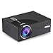 Projector, PRAVETTE Mini Portable Projector Home Entertainment Video 800X480 Resolution Support 1080p HDMI/USB/SD Fire TV Mac PC iPhone Android Phone DVD Gaming Chormecast