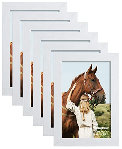 Elsker&home Picture Frame White Glass