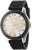 Marc Ecko Men's E10568G1 The Tran 3-Hand Black Polyurethane Strap Watch