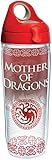 Tervis 1265579 HBO Game of Thrones - Mother of Dragons Insulated Travel Tumbler with Wrap & Lid, 16 oz - Tritan, Clear