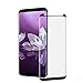 Galaxy S8 Screen Protector,Candywe 3D Full Curved Edge Samsung S8 tempered glass [Black][1-Pack] ,HD Clear,Anti-Scratch,Anti-Bubble Glass Screen Protector for Galaxy S8