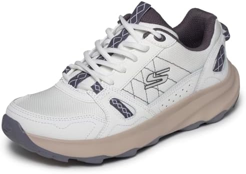 Damen Ridge Oak Gateway Trail Turnschuhe, White Leather/Purple Textile/Synthetic, 36 EU