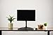 VIVO Single LCD Monitor Desk Stand Adjustable Tilt Free-Standing Mount fits 1 Screen up to 32 inches (STAND-V001P)