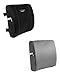 Easy Posture Brands Lumbar Support Cushion Back Pillow for Office Chair or Car Lower Back Pain Relief - 100% Memory Foam Black or Gray (Bonus Cover)