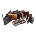 Speedball Art Products Genuine Leather Storage Case for Pencils, Markers, Pens and Art Supplies (Holds Up to 120 Standard Pencils, Black)