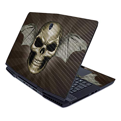 MightySkins Carbon Fiber Skin for Alienware M17 (2019) - Skeletor | Protective,…
