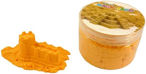 Magic Sand Refill - 250g- ORANGE - Play Sand With No Mess! - Sculpture, Mold ...
