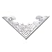 SNNplapla Vintage White Silver Edge Guard Case Book Scrapbook Album Jewelry Box Corner Decorative Box Table Cabinet Trunk Protector Solid Metal Furniture 12 pcs