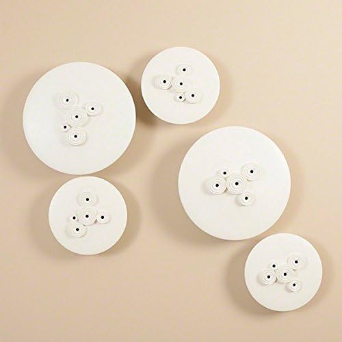 Studio A Galileo Disc-Wall Mounted-Matte White-Lg, 7.10095
