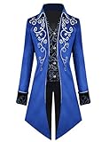 Crubelon Men's Steampunk Vintage Tailcoat Jacket