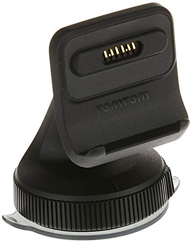 TomTom Click-and-Drive Halterung für die Windschutzscheibe inklusive USB-Autoladegerät und Kabel für ausgewählte 5 und 6 Zoll Modelle (Siehe Kompatibi