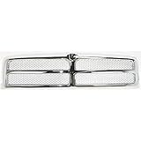 Evan-Fischer EVA17772011585 Grille Assembly Grill Plastic shell and insert Chrome with matte gray
