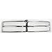 Grille for Dodge Full Size P/U 94-02 Honeycomb Insert Chrome Shell/Painted-Silver Insert Old Body Style