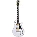 Epiphone Les Paul CUSTOM PRO Electric Guitar with Coil Tapping, Alpine White
