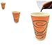 Disposable Hot Beverage Paper Cups, Insulated Cups, 150 pieces, 12 Oz. Ideal for Hot Drinks, Hot Coffee, Hot Chocolate, Latte, Hot Lemonade, Hot Juice | GIU&LO |