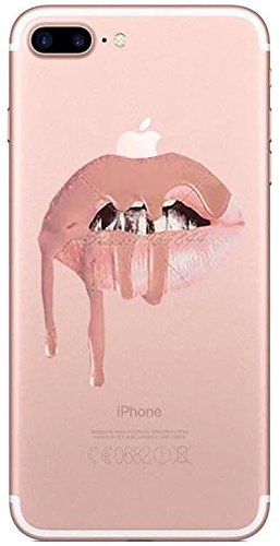 iPhone 7 (4.7" Screen), Kylie K Jenner Cosmetics Sexy Lip Kit Candy Koko Kardashians Yeezy Sexy Transparent Clear Case Cover Funny Sexy Soft TPU Case for iPhone 7 4.7 inch Mus Co. ( Koko K )