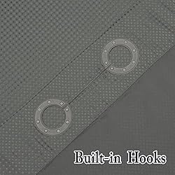 Gibelle Extra Long Shower Curtain 72x86, Waffle