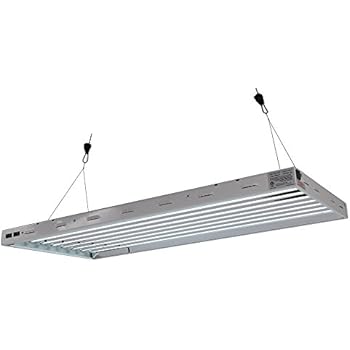 Sun Blaze T5 Fluorescent - 4 ft. Fixture | 8 Lamp | 120V - Indoor Grow Light Fixture for Hydroponic and Greenhouse Use