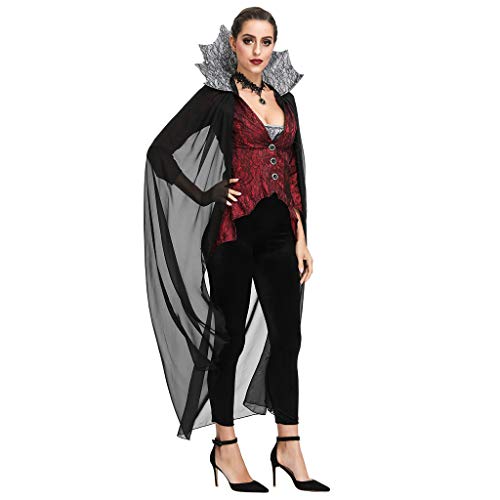 charmsamx Women Halloween Clothes Sexy Pirate Cosplay Costume Long Sleeve Coat, Belts, Tight Leggings with Pirate Hats for Halloween Night Club Party - Thumbnail 6