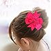 40PCS 3 inch Grosgrain Ribbon Child Hair Bows in Pure Color With Clips 40 Colors Small Bow Kids Barrettes Pony Hair Accessories