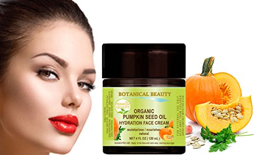ORGANIC PUMPKIN SEED OIL HYDRATION FACE CREAM. For NORMAL - DRY - SENSITIVE SKIN. 2 Fl. oz - 60 ml.