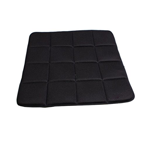 Gillberry Bamboo Charcoal Breathable Seat Cushion Cover Pad Mat For Car Office Chair (black) - Thumbnail 2