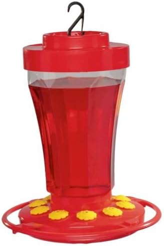 First Nature 3090 32 Ounce Hummingbird Nectar Flower Feeder