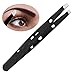 Sunmore Slant Tweezers,Precision Eyebrow Stainless Steel Slant Tip Tweezer Hollowed