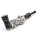 Aluminum Alloy Filter Pipe, Portable Pipe, Gift for Father, Husband (Black)