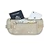 Travelambo Money Belt RFID Blocking Travel Wallet Passort Holder With Bonus RFID Sleeves Minimalist Wallet (RFID sleeves beige)