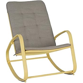 Yard Garden Kozyard Outdoor Contemporary Patio Rocking Sling Chair With Powder Coated Aluminum Frame And Weather Resistant And Breathable Mesh Fabric Perfect For Patio Porch Talkingbread Co Il