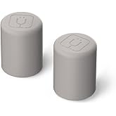 BrüMate Magnetic Straw Caps | Silicone Straw Topper 2-pack | Dust & Dirt Resistant | Compatible with All Era and Resa Tumblers (Mocha)