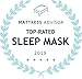Sleep Mask | Eye Mask for Sleeping Men/Women Better Than Silk Our Luxury Blackout Contoured Eye Masks are Comfortable - This Sleeping mask Set Includes Carry Pouch and Ear Plugs (No Scent)