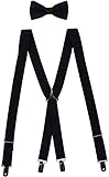 WDSKY Mens Work Suspenders Adjustable X Back Suspender Heavy Duty Suspenders