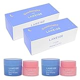 LANEIGE Good night Sleeping Care Kit x 2 Sets ( Water Sleeping Mask 15ml + Lip Sleeping Mask 3g )