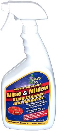 Chomp Pro Algae &amp;; Mildew Stain Cleaner and Remover 32oz spray - 2 pack