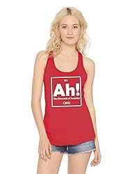 Ladies Tank Top Ah! The Element of Surprise Red M