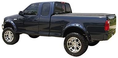 AMO Rivets Style Pocket Fender Flares for 97-03 Ford F-150, 04-05 F-150 Heritage - (Smooth Finish)
