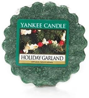 NEW (4) YANKEE CANDLE * HOLIDAY GARLAND * SCENT WAX CANDLE TARTS POTPOURRI