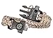 Paracord Bracelet K2-Peak – Survival Bracelets with Embedded Compass Whistle EDC Hiking Gear- Camping Gear Survival Gear Emergency Kit (Black/Sand Camo Adjustable Size)