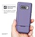 Galaxy Note 8 Tough Case, Encased Purple Rebel Armor Case for Samsung Galaxy Note 8 (Military Grade Protection)