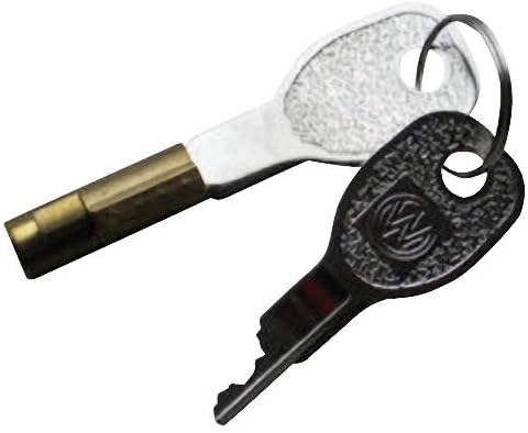 Brass coupling trailer caravan hitch lock key style