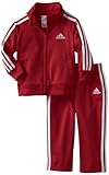 adidas Boys' Iconic Tricot Jacket and Pant Set